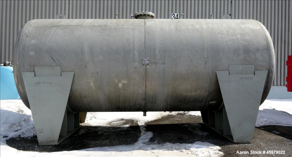 Unused- Process Equipment Co Tank, 10,000  Gallon, Stainless steel.