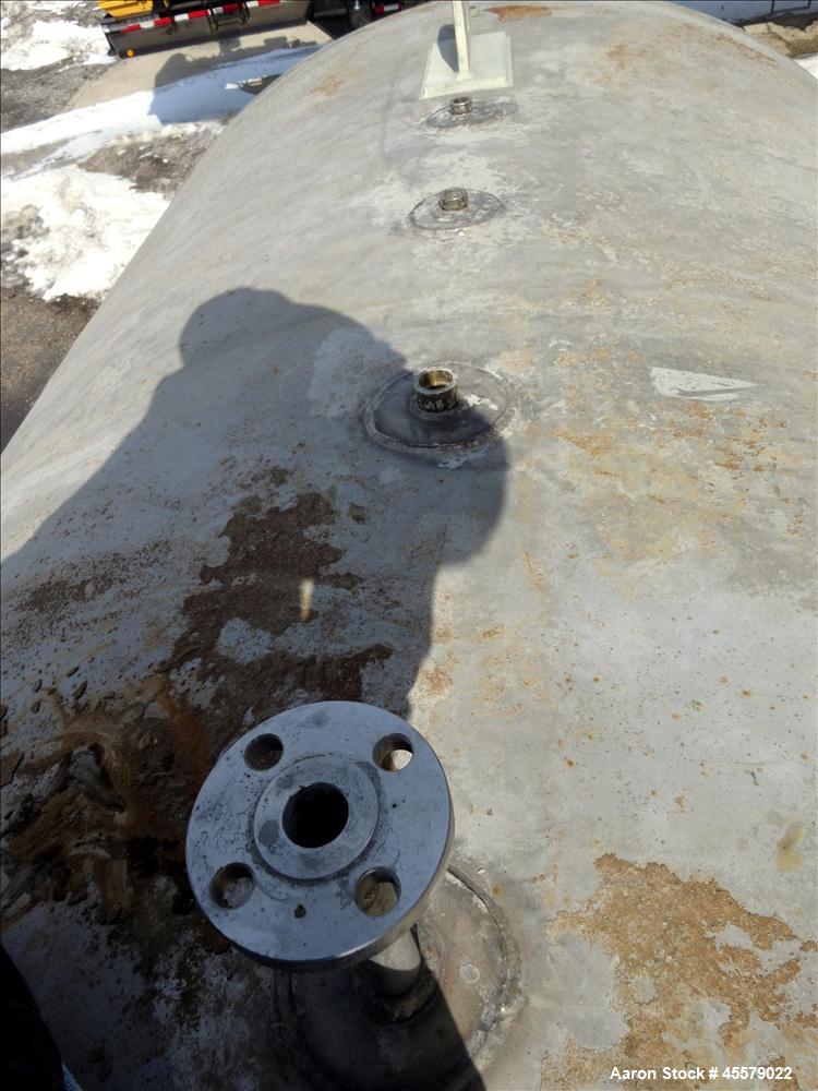 Unused- Process Equipment Co Tank, 10,000  Gallon, Stainless steel.