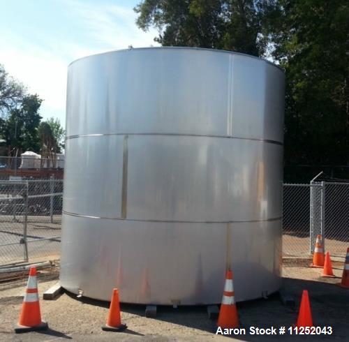 Unused- 12,070 Gallon Stainless Steel Single Wall Storage Tank