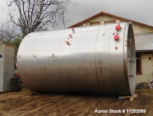 Used Quality Mfg 13,750 gallon stainless steel tank