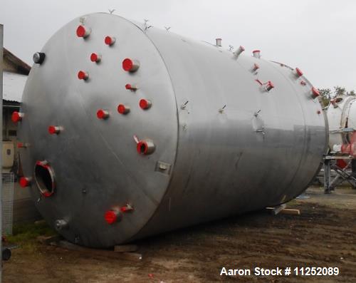 Used Quality Mfg 13,750 gallon stainless steel tank