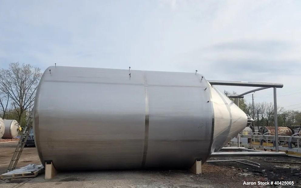 Used Quality Tank Solutions 12,400 Gallon (400 BBL) Jacketed Stainless Steel Tank