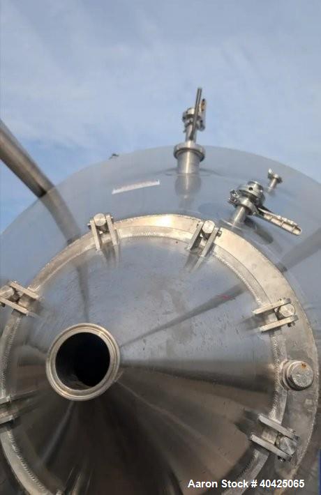 Used Quality Tank Solutions 12,400 Gallon (400 BBL) Jacketed Stainless Steel Tank
