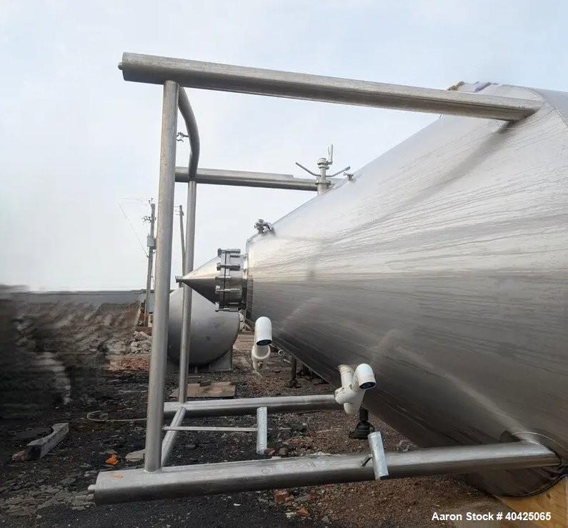 Used Quality Tank Solutions 12,400 Gallon (400 BBL) Jacketed Stainless Steel Tank