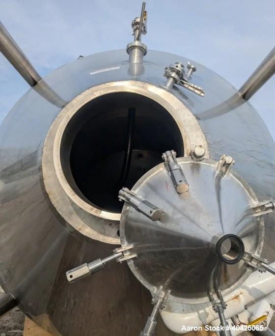 Used Quality Tank Solutions 12,400 Gallon (400 BBL) Jacketed Stainless Steel Tank