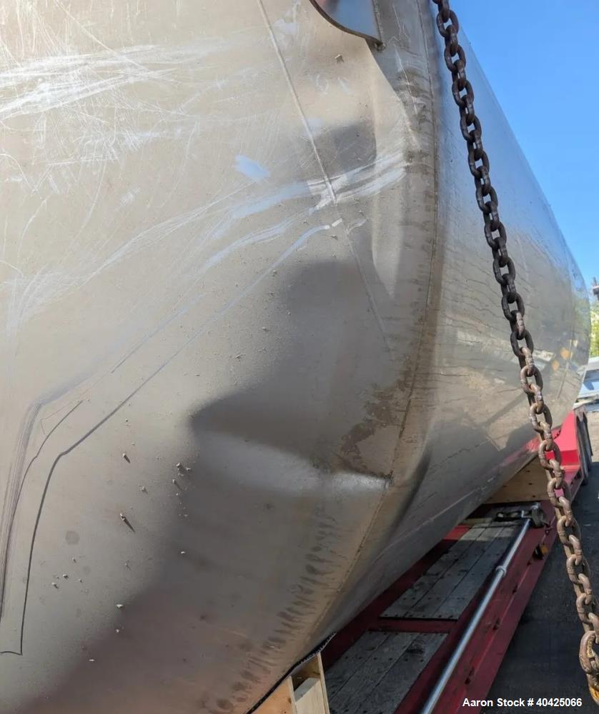 Used Quality Tank Solutions 12,400 Gallon (400 BBL) Jacketed Stainless Steel Tank