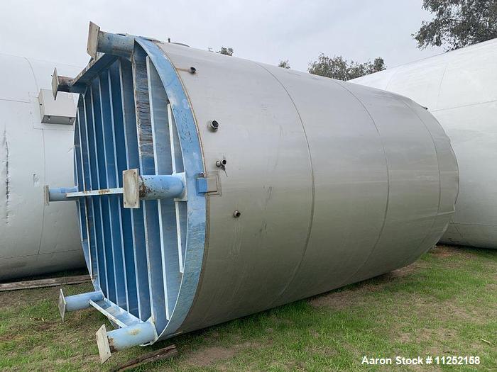 Used-Stainless steel tank, Approximately 7,500 Gallon