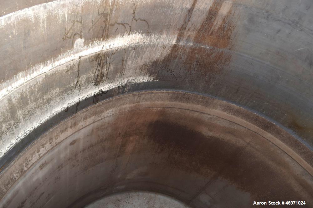 Used Southwest Tank & Treater Tank, 5000 Gallon, Stainless Steel, Vertical. Approximate 108" Diameter x 136" straight side, flat top, dish bottom. Top entering Jensen agitator, model 1105-5/100, seri...