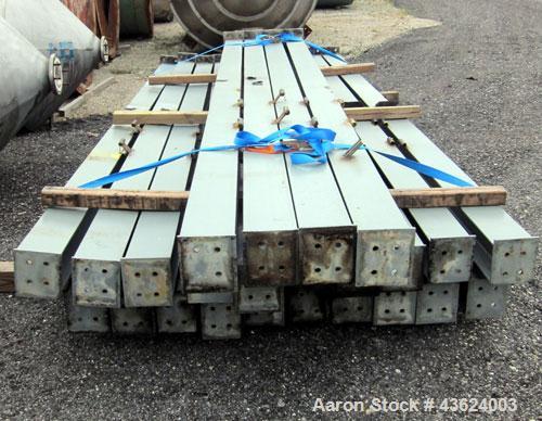 Used Springs Fabrication Product Hopper/Silo, 739.44 cubic feet (5533 gallon), 304 stainless steel, vertical. Approximately 78" diameter x 236" straight side. Flat welded top, 48" coned bottom, rated...