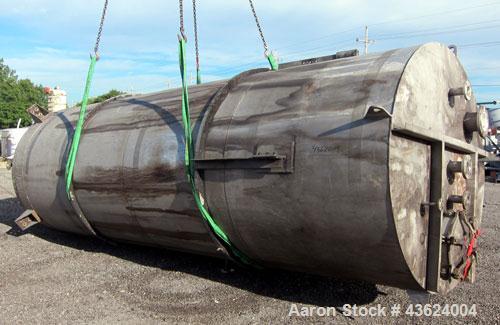 Used Springs Fabrication Product Hopper/Silo, 739.44 cubic feet (5533 gallon), 304 stainless steel, vertical. Approximately 78" diameter x 236" straight side. Flat welded top, 48" coned bottom, rated...