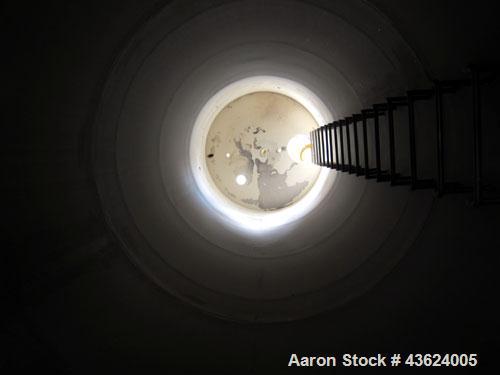 Used Springs Fabrication Product Hopper/Silo, 739.44 cubic feet (5533 gallon), 304 stainless steel, vertical. Approximately 78" diameter x 236" straight side. Flat welded top, 48" coned bottom, rated...