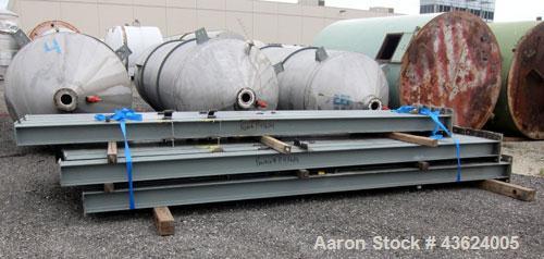 Used Springs Fabrication Product Hopper/Silo, 739.44 cubic feet (5533 gallon), 304 stainless steel, vertical. Approximately 78" diameter x 236" straight side. Flat welded top, 48" coned bottom, rated...