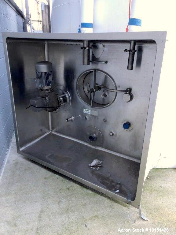 Used 5500 Gallon St. Regis Jacketed Mix Tank, 304 Stainless Steel