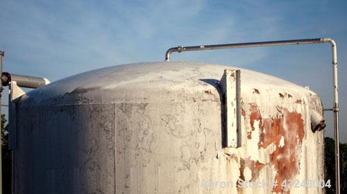 Used St. Regis Jacketed Silo, 4009 Cubic Feet (30,000 Gallon), Stainless Steel. Approximate 144" Diameter x 36' tall. Dished top, sloped bottom. Insulated with carbon steel sheathing. Dimple jacket r...
