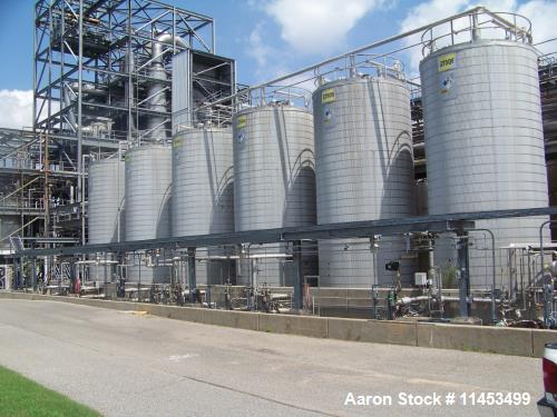 Used-30,000 Gallon Stainless Fabrication Storage Tank