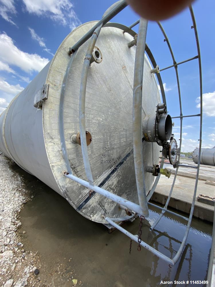 Used-30,000 Gallon Stainless Fabrication Storage Tank