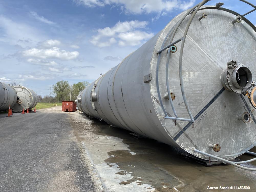 Used-30,000 Gallon Stainless Fabrication Storage Tank