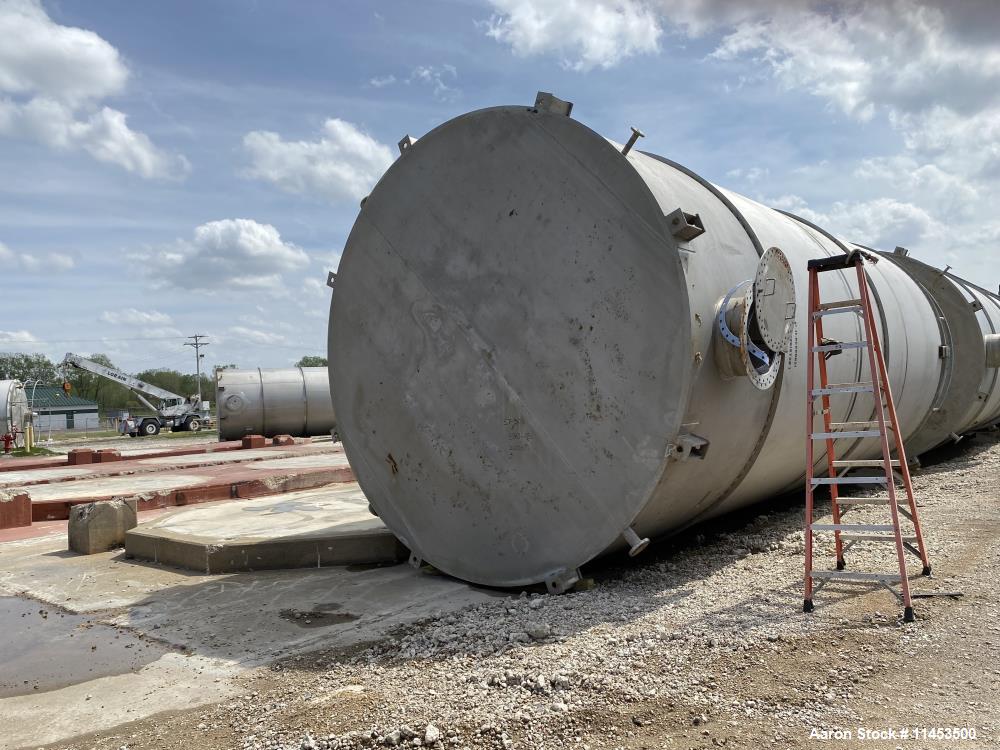 Used-30,000 Gallon Stainless Fabrication Storage Tank