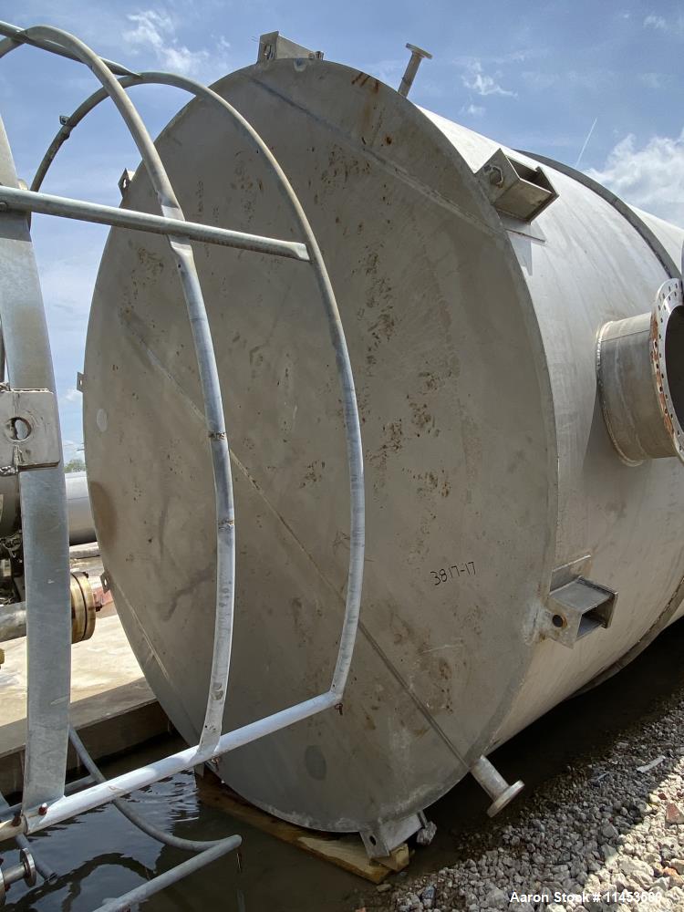 Used-30,000 Gallon Stainless Fabrication Storage Tank