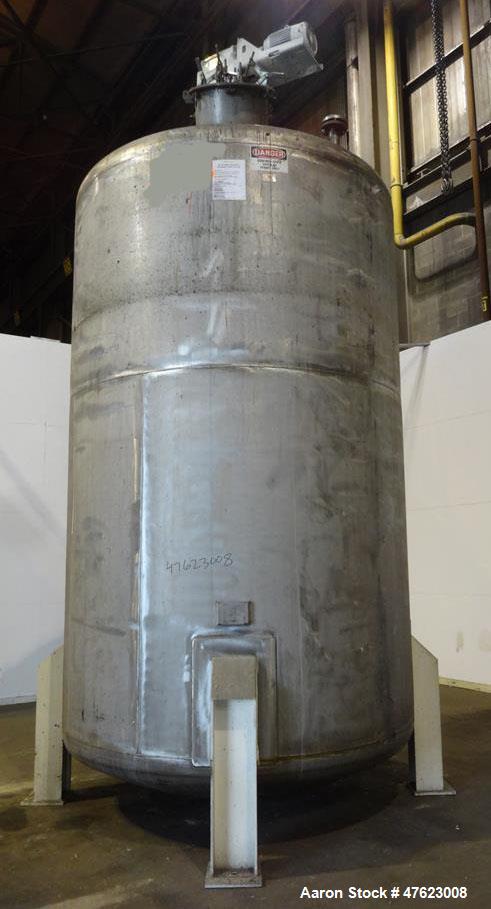 Used Steel-Pro Inc. Tank, 5,800 Gallon, 304 Stainless Steel, Vertical