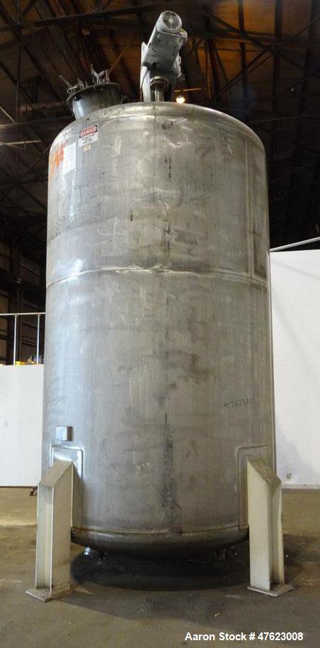 Used- Steel-Pro Inc. Tank, 5,800 Gallon, 304 Stainless Steel, Vertical