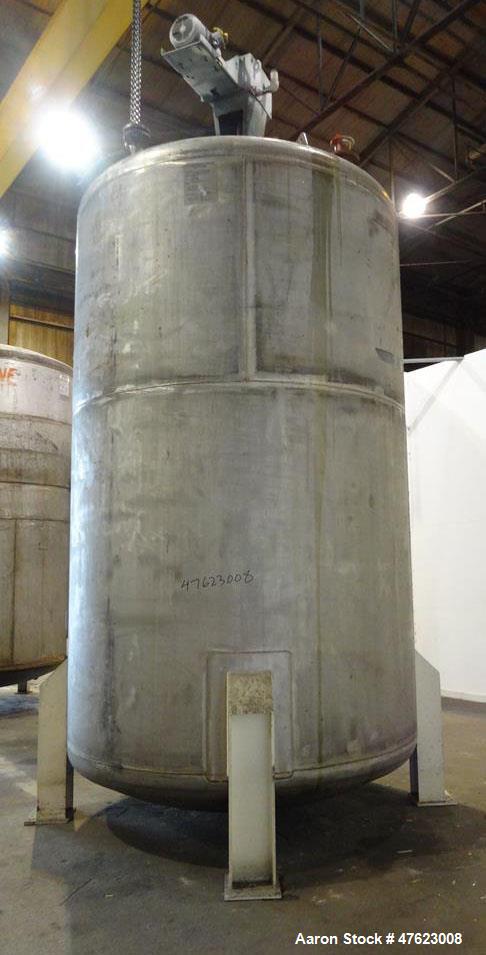 Used- Steel-Pro Inc. Tank, 5,800 Gallon, 304 Stainless Steel, Vertical