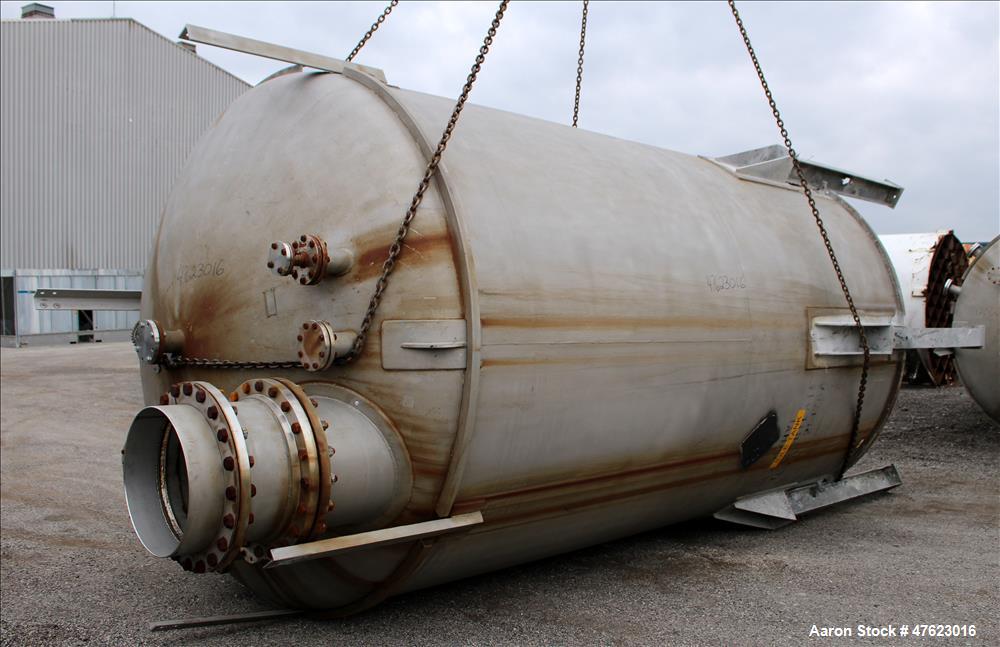 Used Steel-Pro Inc. Tank, Approximate 10,000 Gallon, 316 Stainless Steel, Verti