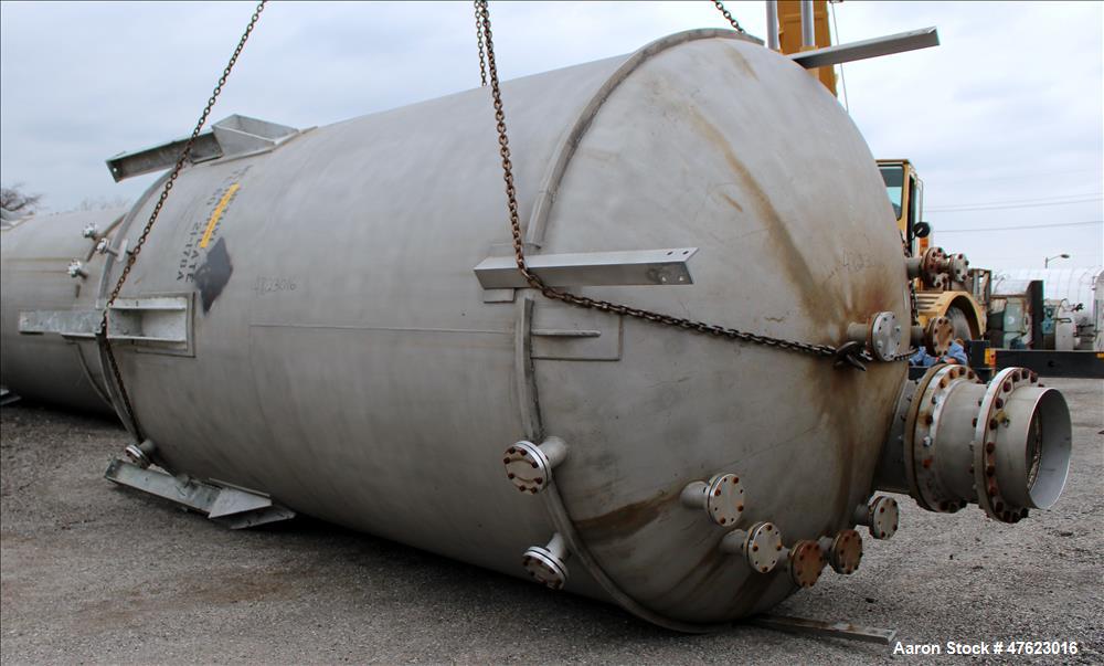 Used Steel-Pro Inc. Tank, Approximate 10,000 Gallon, 316 Stainless Steel, Verti