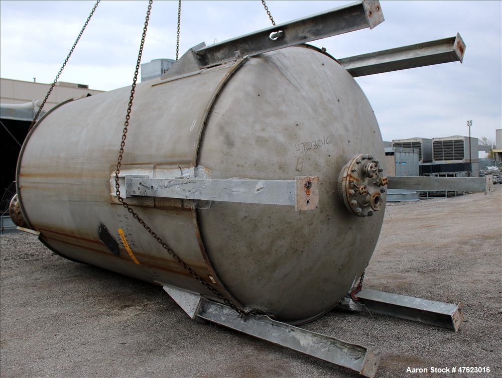 Used Steel-Pro Inc. Tank, Approximate 10,000 Gallon, 316 Stainless Steel, Verti