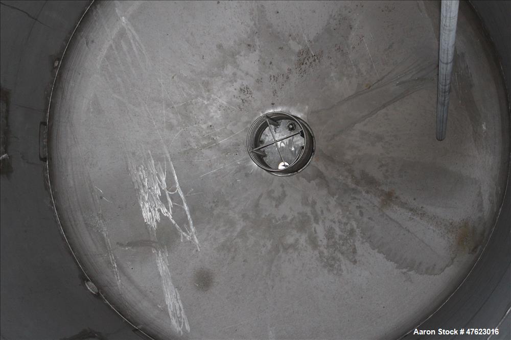 Used Steel-Pro Inc. Tank, Approximate 10,000 Gallon, 316 Stainless Steel, Verti
