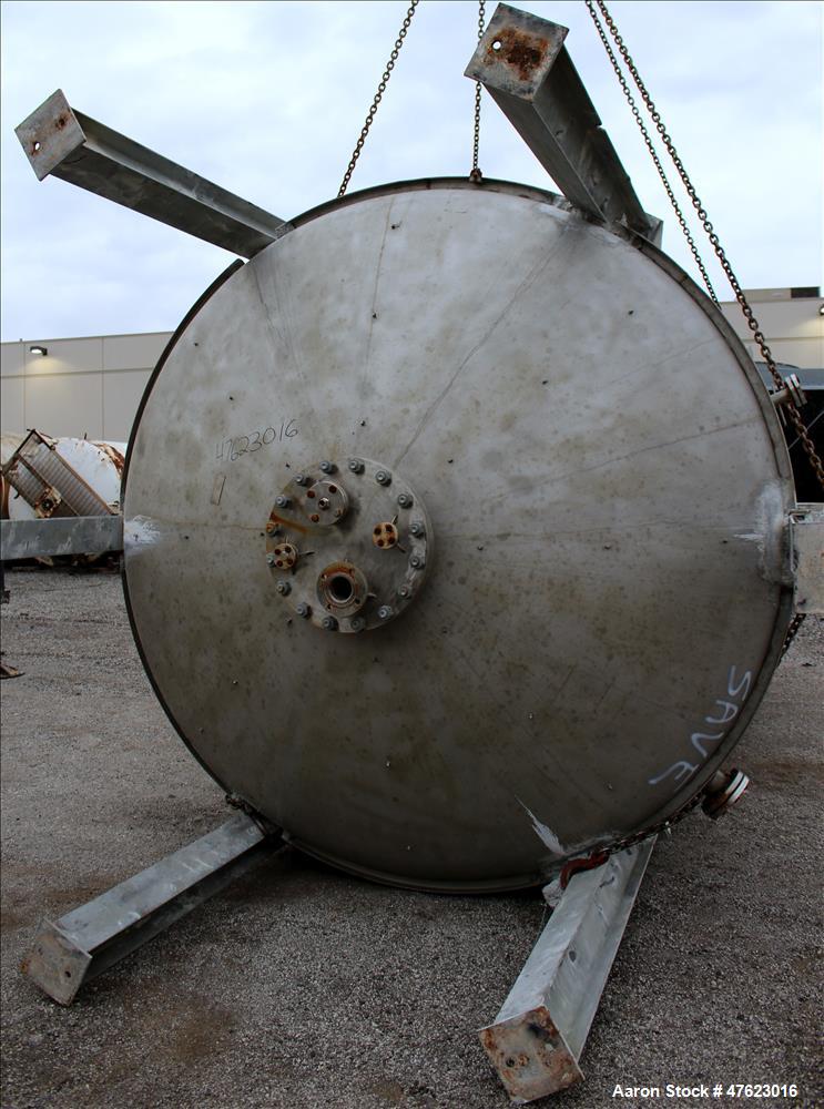 Used Steel-Pro Inc. Tank, Approximate 10,000 Gallon, 316 Stainless Steel, Verti