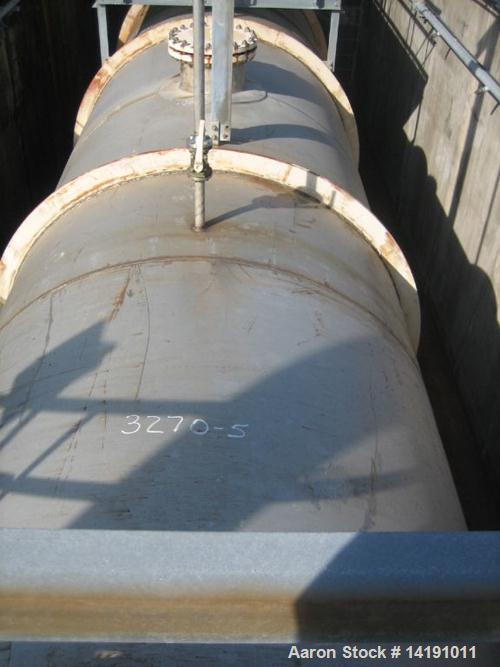 Unused-Used: 45,000 Gallon Struthers Ind. 304L Stainless Steel Horizontal Storage Tank. Max. Pressure F.V. & 100 psi @ 250°F. Min. Pressure 10 psi @ 100°F.  133” O.D. x 65’7” long.  Nozzles: (5) 2”; ...