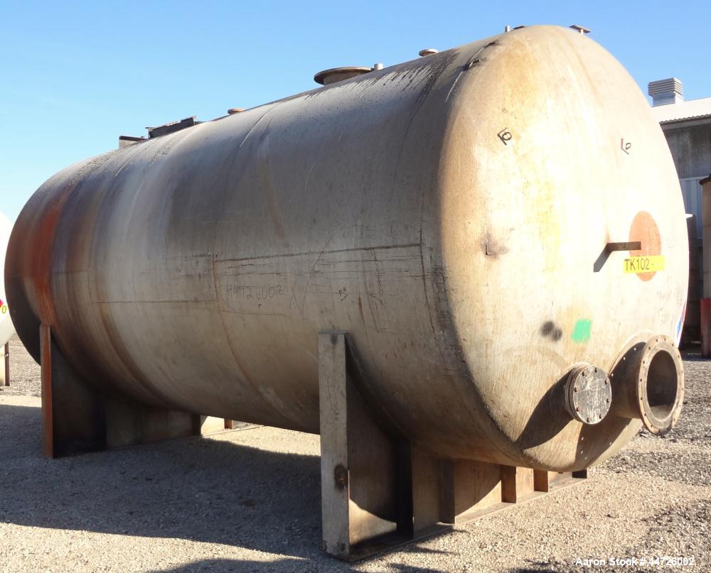 Used 13,000 Gallon Stainless Steel Superior Welding Pressure Tank, Model 2 HTA-3