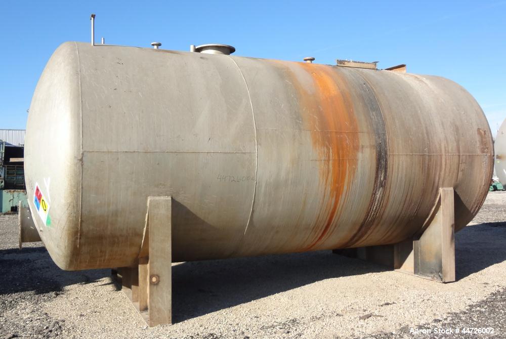 Used 13,000 Gallon Stainless Steel Superior Welding Pressure Tank, Model 2 HTA-3