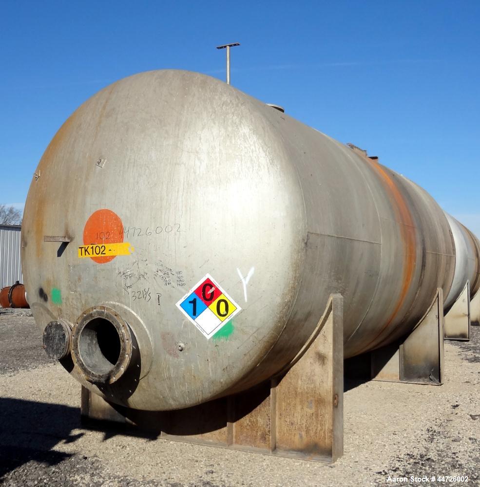 Used 13,000 Gallon Stainless Steel Superior Welding Pressure Tank, Model 2 HTA-3