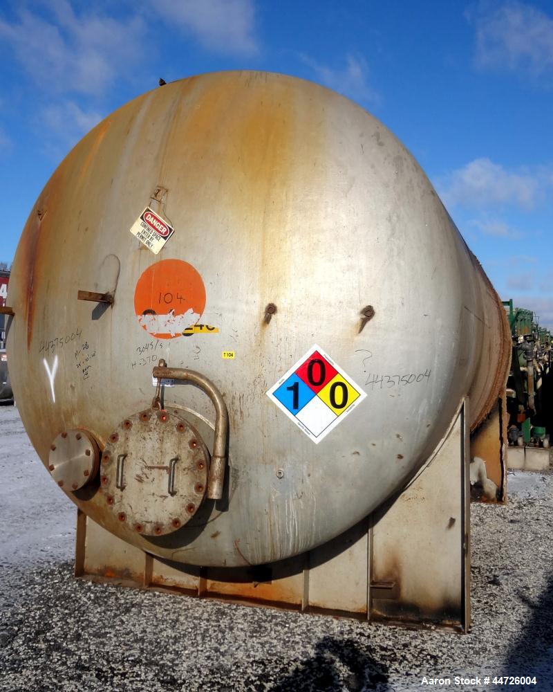 Used 13,000 Gallon Stainless Steel Superior Welding Pressure Tank, Model 2 HTA-