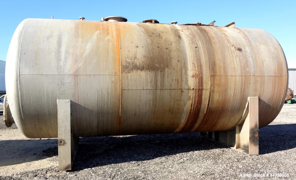 Used 13,000 Gallon Stainless Steel Superior Welding Pressure Tank, Model A-7-4-3