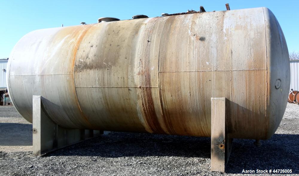Used 13,000 Gallon Stainless Steel Superior Welding Pressure Tank, Model A-7-4-3