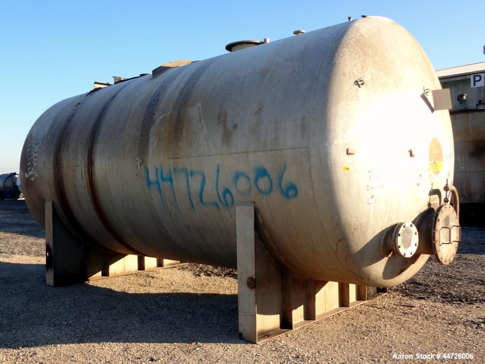 Used 13,000 Gallon Stainless Steel Superior Welding Pressure Tank, Model 2 HTA-3