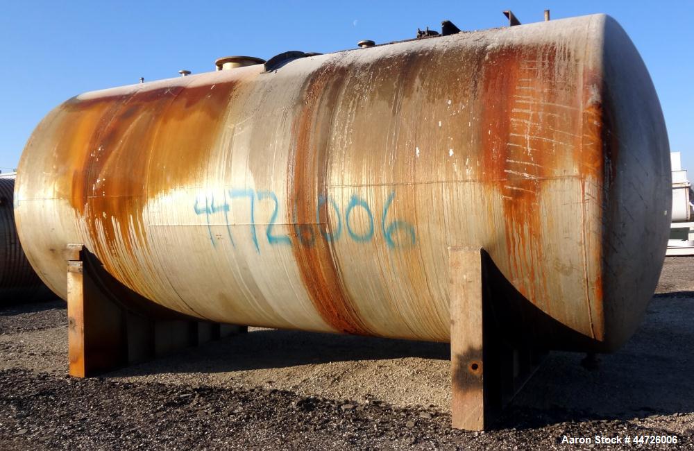 Used 13,000 Gallon Stainless Steel Superior Welding Pressure Tank, Model 2 HTA-3
