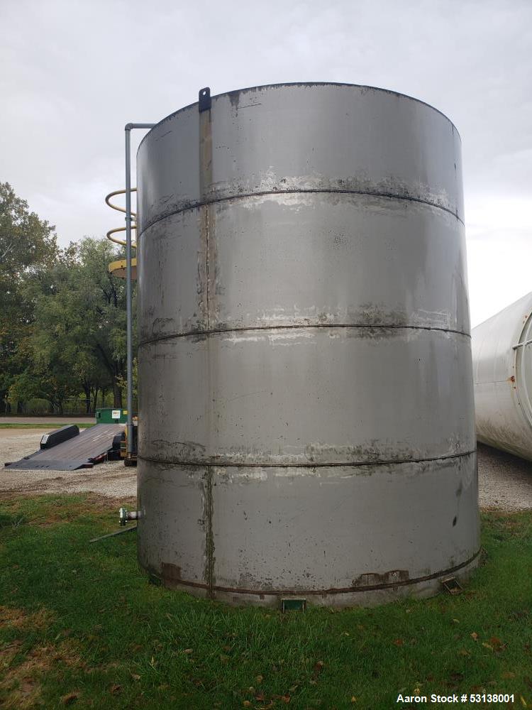 15,000 Gallon 304 Stainless Steel Tank