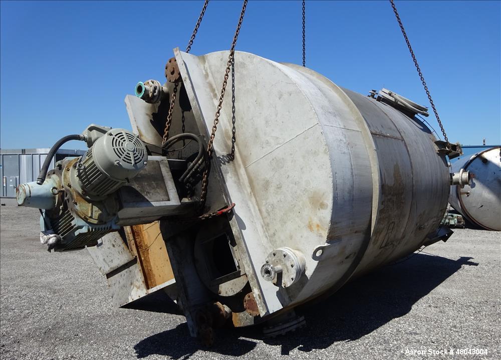 Used T.C.K. Steel Fabrication Inc. Tank, 9,000 Gallon, 304 Stainless Steel, Ver