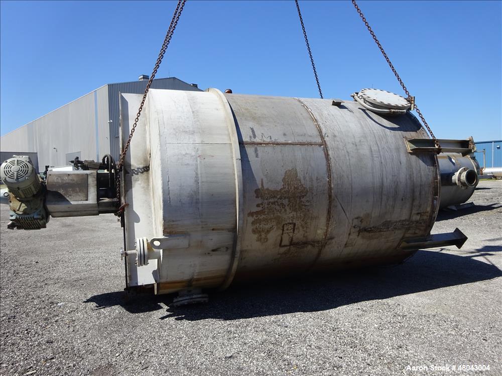 Used T.C.K. Steel Fabrication Inc. Tank, 9,000 Gallon, 304 Stainless Steel, Ver