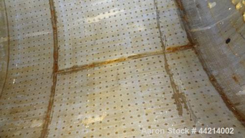 Used G.W. Taylor Tank, 6000 Gallon, 316 Stainless Steel, Vertical. Approximate 108” diameter x 144” straight side, dished top and bottom. Partial bottom sidewall dimple jacket, no rating. (4) Sidewal...