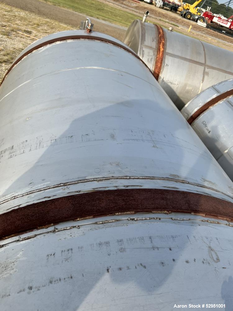Used Tolan Machinery 5,800 Gallon Stainless Steel Storage Tank – 304 SS, Horizontal