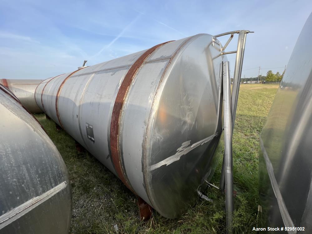 Stainless Steel 5,800 Gallon Horizontal Tank