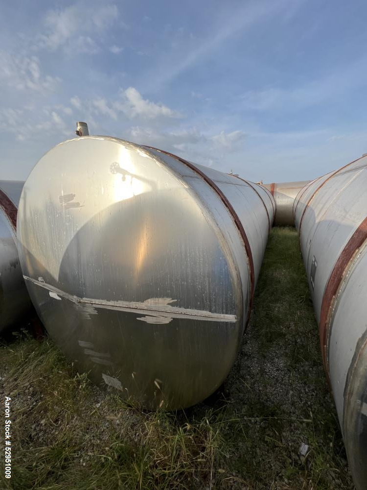 5,800 Gallon Stainless Steel Horizontal Tank