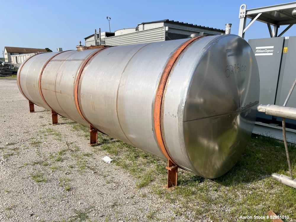 Horizontal Agitated 5,800 Gallon Stainless Steel Tank