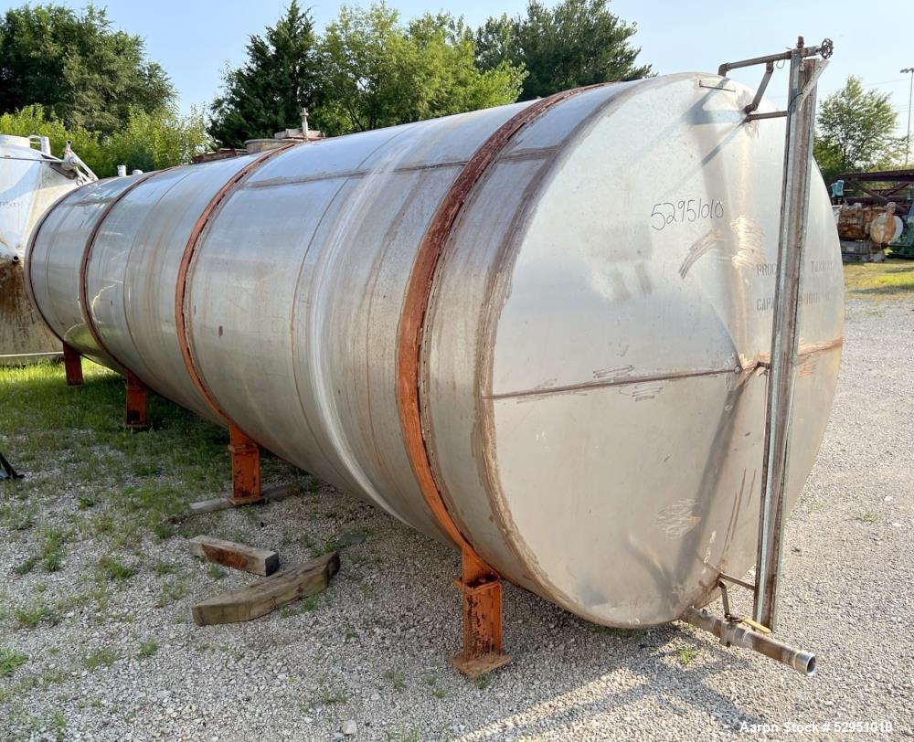 Horizontal Agitated 5,800 Gallon Stainless Steel Tank