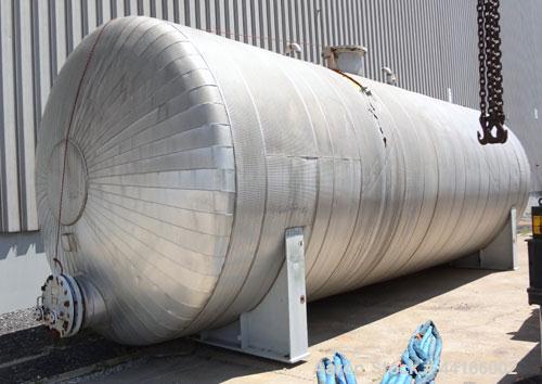 Used Trinity Industries Inc Pressure Tank, 25,000 Gallons, 304L Stainless Steel, Horizontal. 138" Diameter x 360" straight side, ASME dished heads. Internal rated 43 psi at -20 to 250 degrees F. Head...